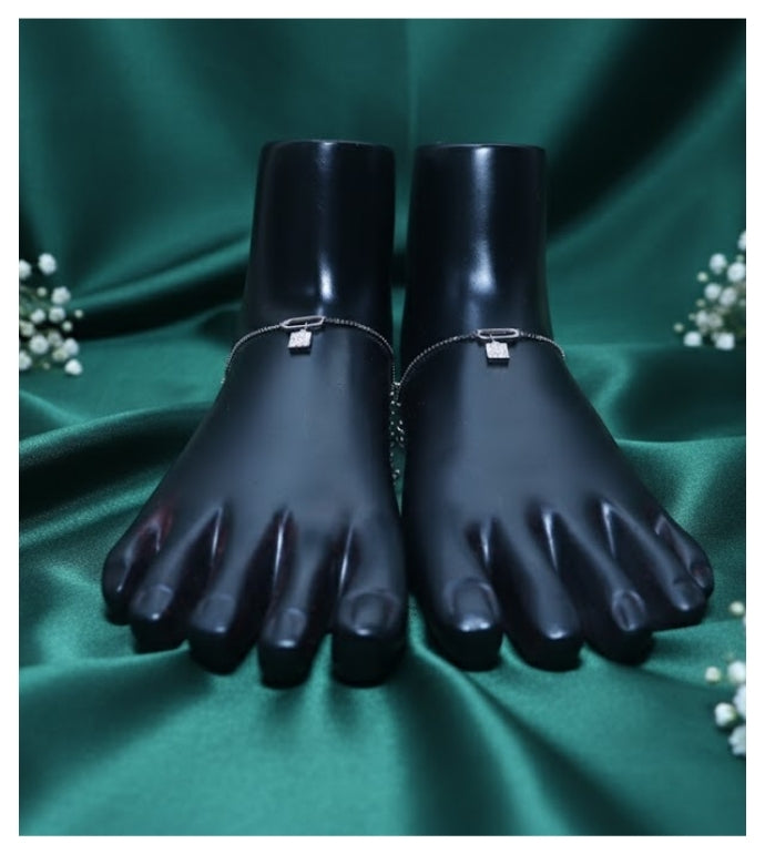 Radiant Charms 92.5 Silver Anklet