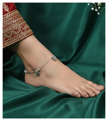 Butterfly Whisper 92.5 Silver Anklet