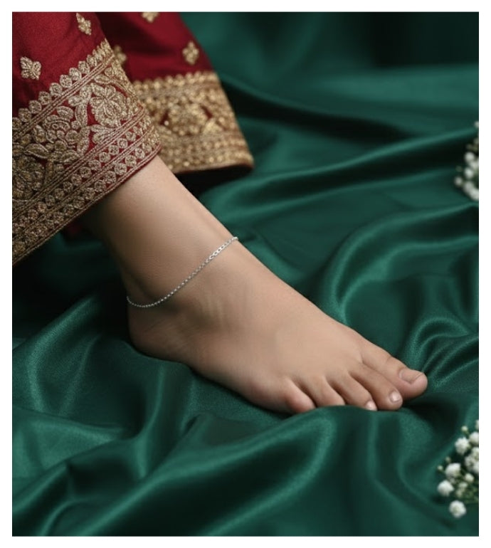 Pure Elegance 92.5 Silver Anklet