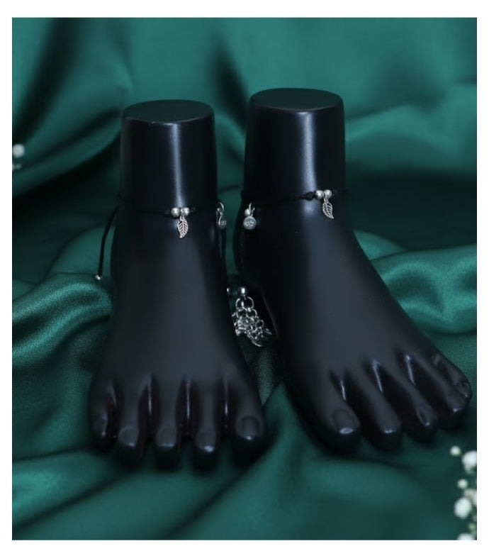 Mystic Thread 92.5 Silver Charm Anklet