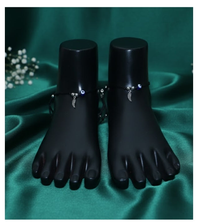 Divine Guard 92.5 Silver Evil-Eye Anklet