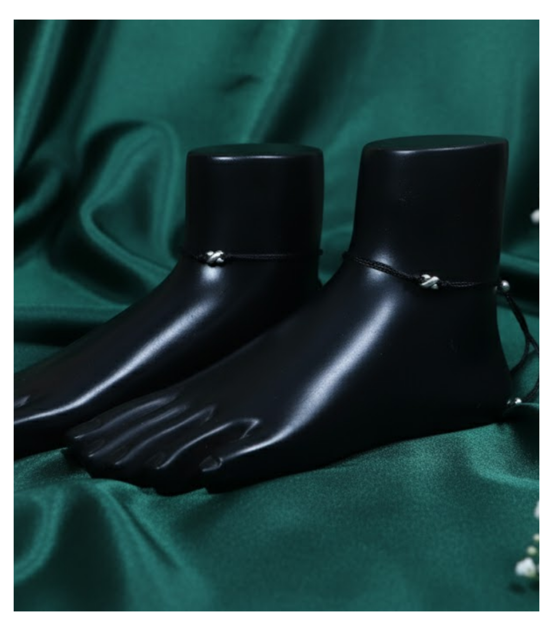 Silver Whisper 92.5 Adjustable Thread Anklet