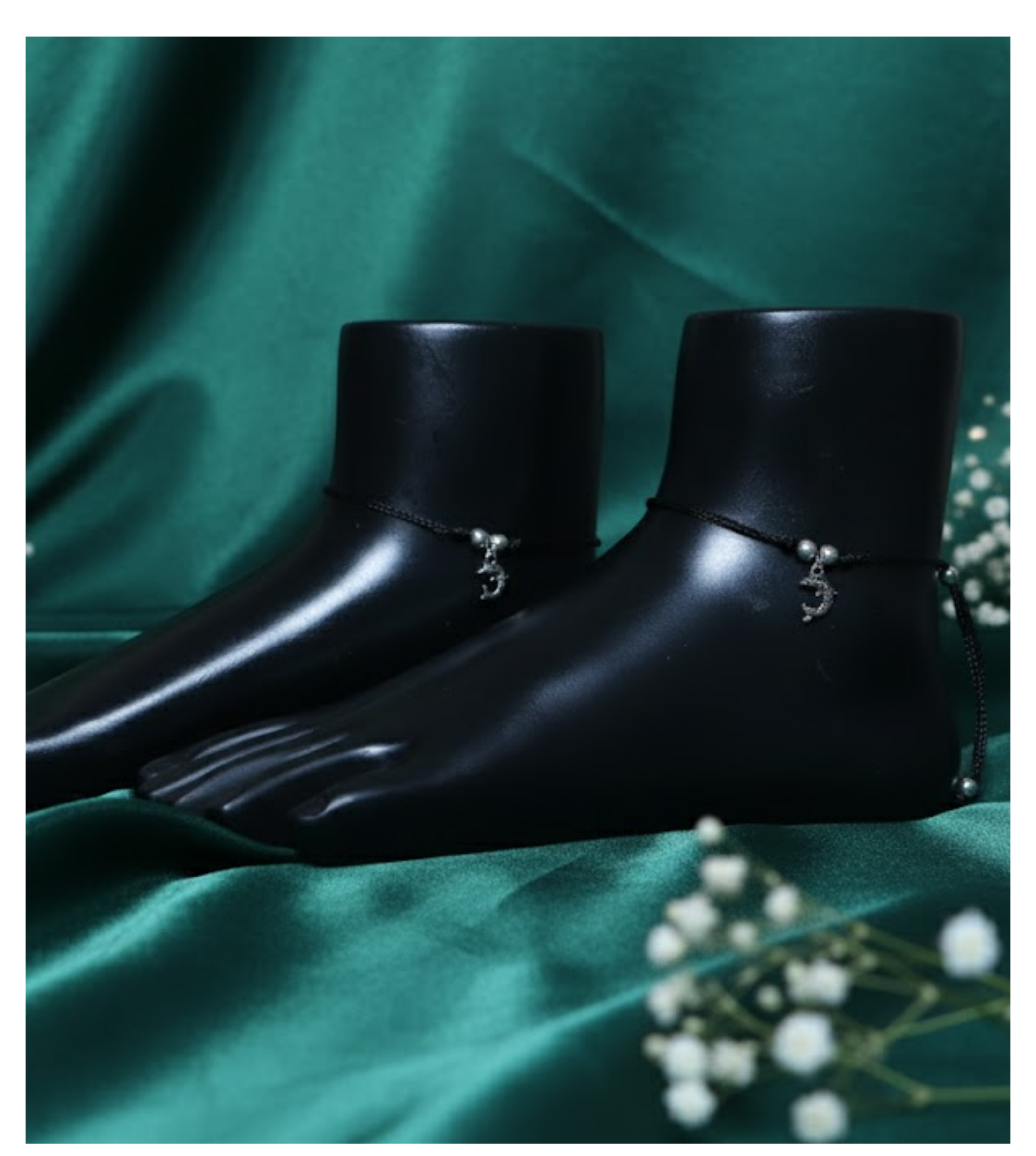 Ocean Fang 92.5 Silver Thread Anklet