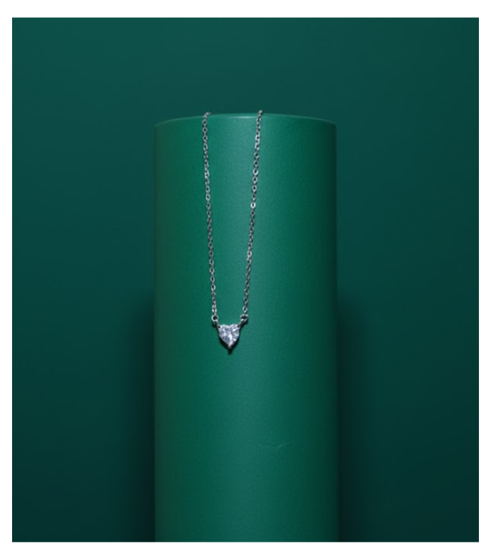 Brilliant Heart 92.5 Silver Pendant