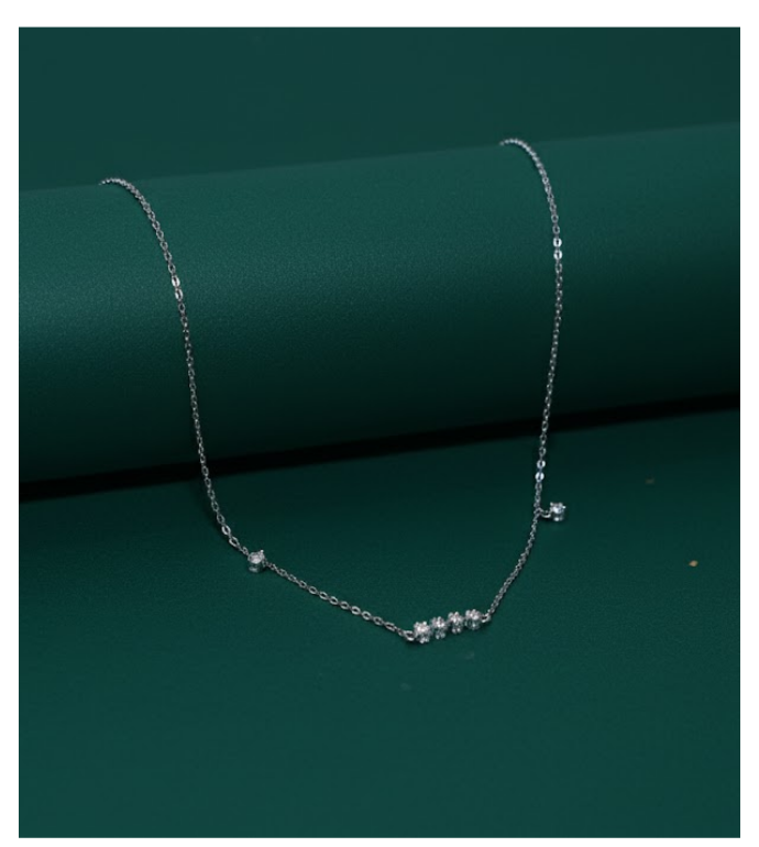 Starlit Bar 92.5 Silver Pendant Set