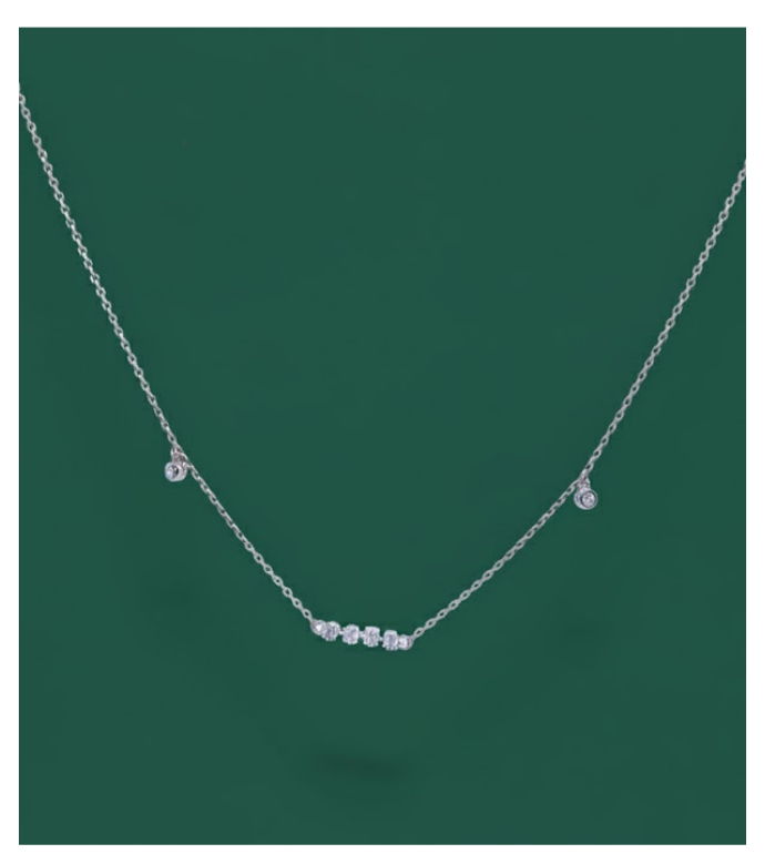 Starlit Bar 92.5 Silver Pendant Set