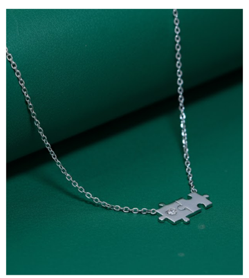 Connection Puzzle 92.5 Silver Pendant Set