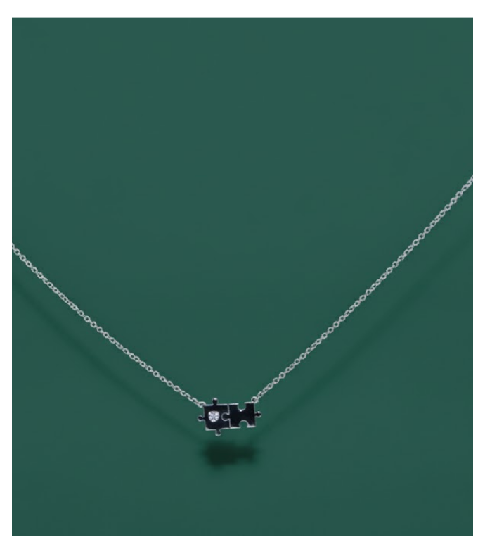 Connection Puzzle 92.5 Silver Pendant Set