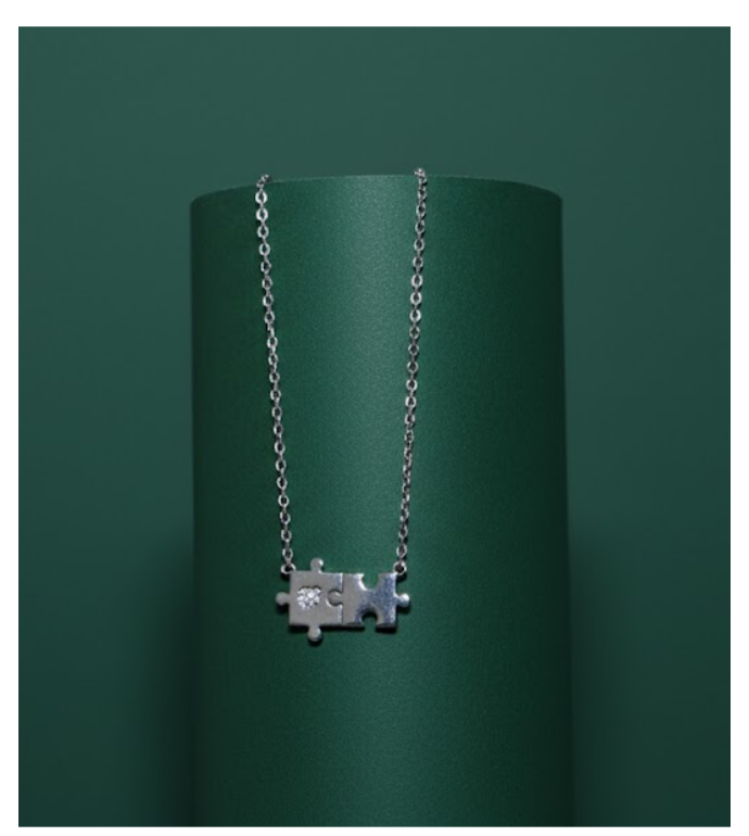 Connection Puzzle 92.5 Silver Pendant Set