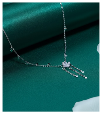 Celestial Cascade 92.5 Silver Pendent