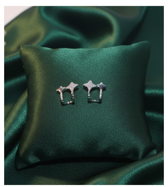 Starlight Huggie 92.5 Silver Earrings