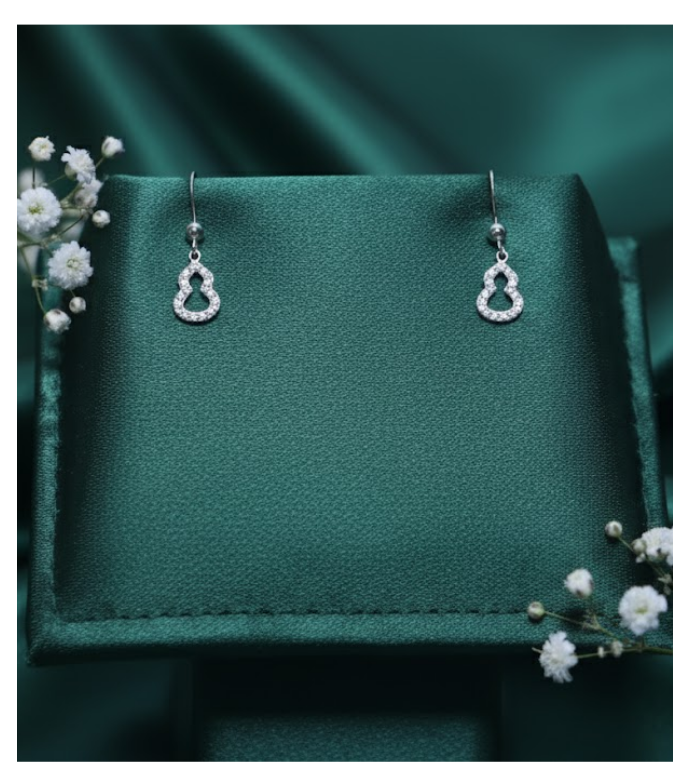 Sparkling Infinity 92.5 Silver Drop Earrings