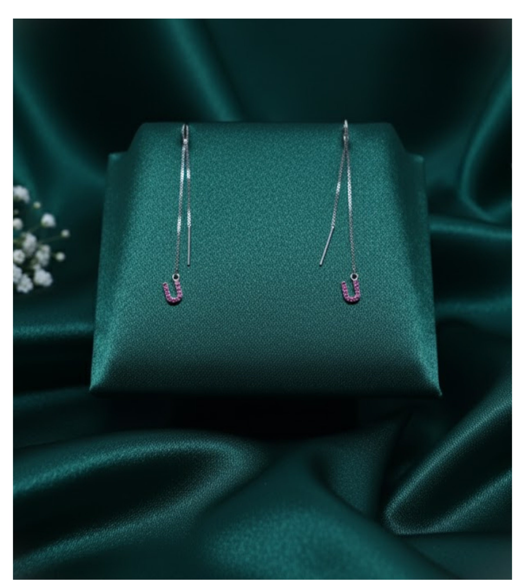 U-Charm 92.5 Silver Threader Earrings