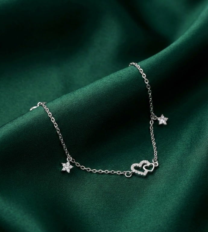 Luna Love Silver Bracelet