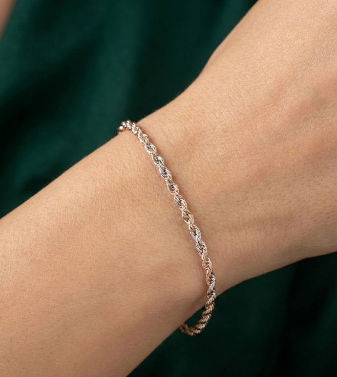 Classic Braid Sterling Silver Bracelet