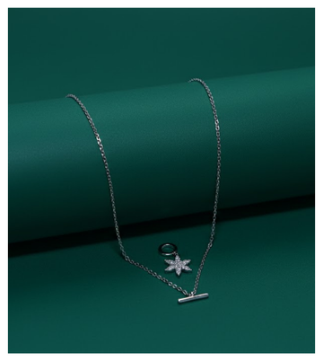 Starlit Charm 92.5 Silver Pendant