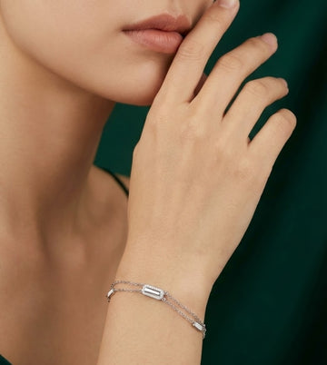 Minimal Bar 92.5 Silver Bracelet