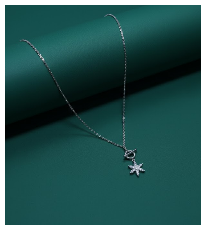 Starlit Charm 92.5 Silver Pendant