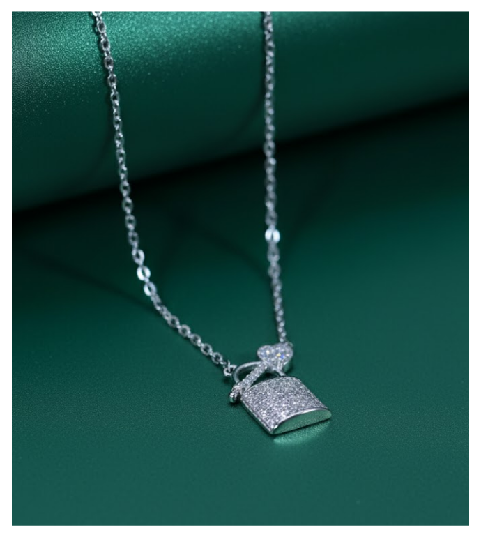 Locked in Love 92.5 Silver Pendant