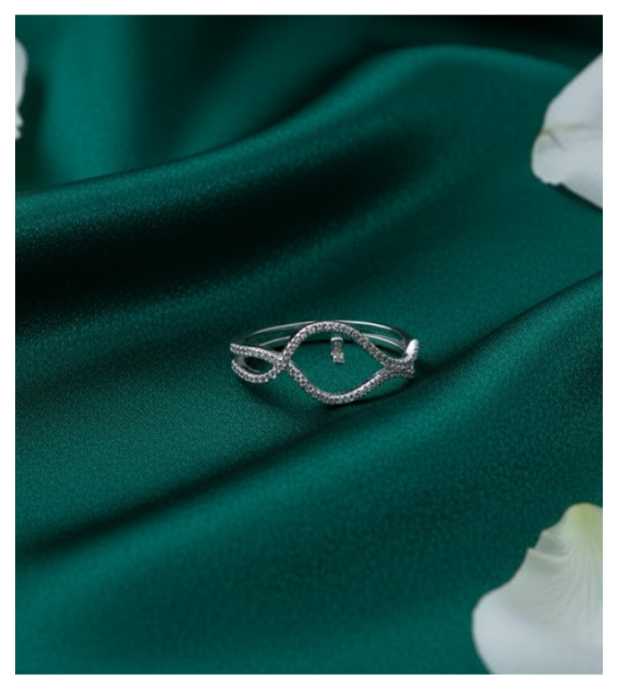 Eternal Loop 92.5 Silver Ring