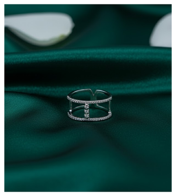 Silver Luxe Band 92.5 Silver Ring