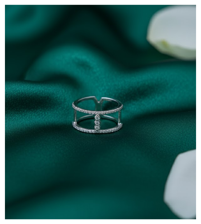 Silver Luxe Band 92.5 Silver Ring